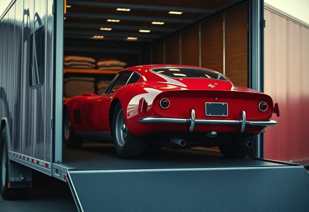 enclosed auto shipping for your ferrari 250 gto etk